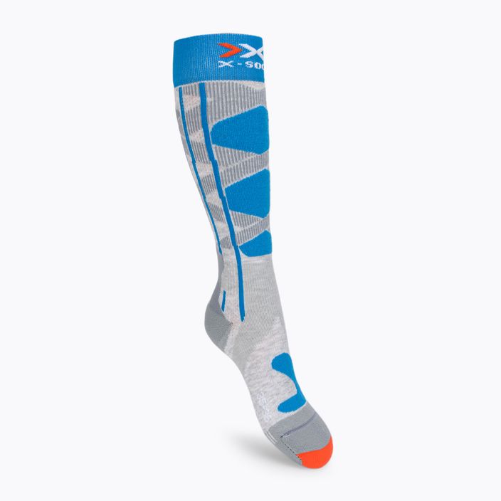 Шкарпетки лижні  жіночі X-Socks Ski Control 4.0 сіро-сині XSSSKCW19W
