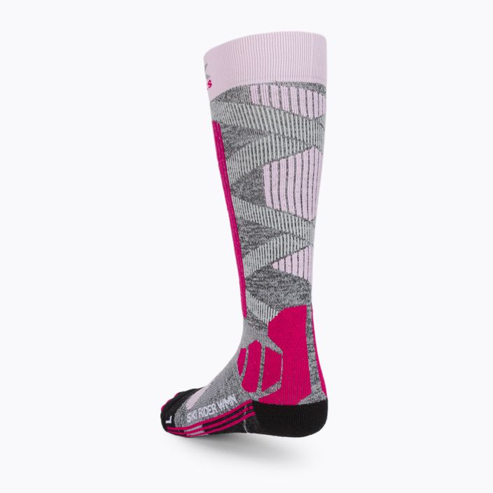 Шкарпетки лижні  жіночі X-Socks Ski Rider 4.0 сірі XSSSKRW19W 2