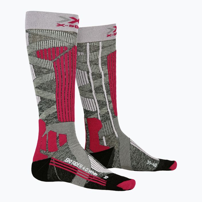 Шкарпетки лижні  жіночі X-Socks Ski Rider 4.0 сірі XSSSKRW19W 4
