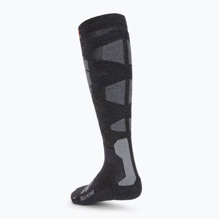 Шкарпетки лижні   X-Socks Ski Silk Merino 4.0 сірі XSSSKMW19U 2