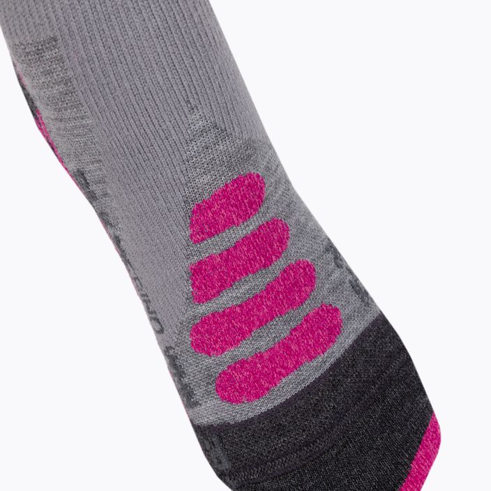 Шкарпетки лижні  жіночі X-Socks Ski Silk Merino 4.0 сірі XSSSKMW19W 3