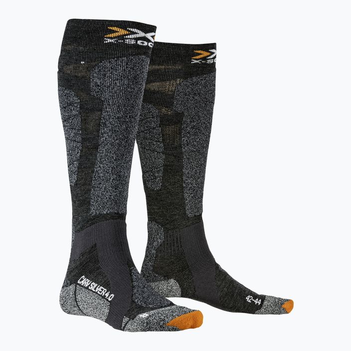 Шкарпетки лижні  X-Socks Carve Silver 4.0 чорні XSSS47W19U 4