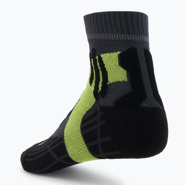 Шкарпетки для бігу чоловічі X-Socks Marathon зелено-сірі RS11S19U-G146 2