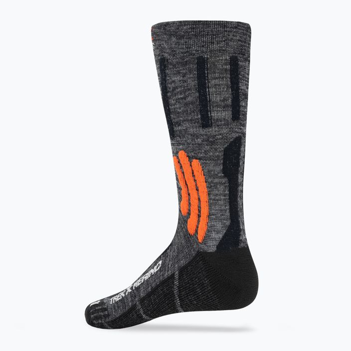 Трекінгові шкарпетки X-Socks Trek X Merino сірий дует меланж/х-помаранчевий/чорний 2