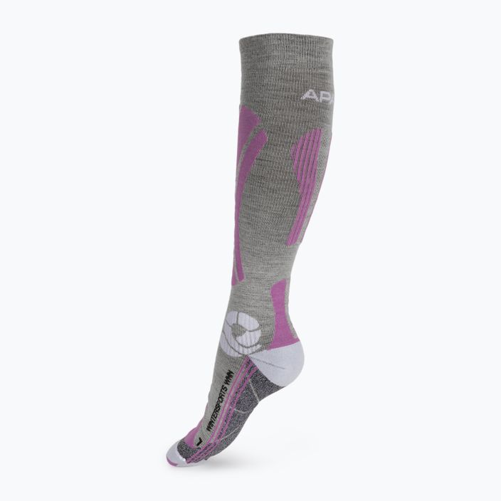 Шкарпетки лижні  жіночі X-Socks Apani Wintersports сірі APWS03W20W 2