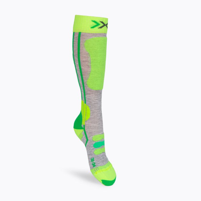Шкарпетки лижні  дитячі  X-Socks Ski 4.0 сіро-зелені XSSS00W19J