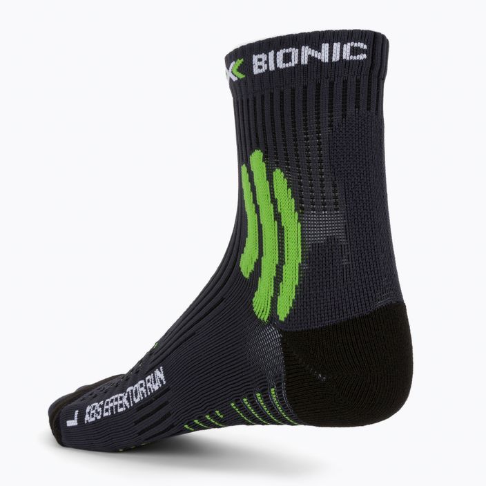 Шкарпетки для бігу X-Socks Xbs. Effektor Running сіро-зелені EF-RS01S21U-G086 2