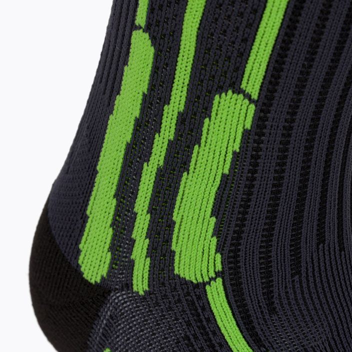 Шкарпетки для бігу X-Socks Xbs. Effektor Running сіро-зелені EF-RS01S21U-G086 3