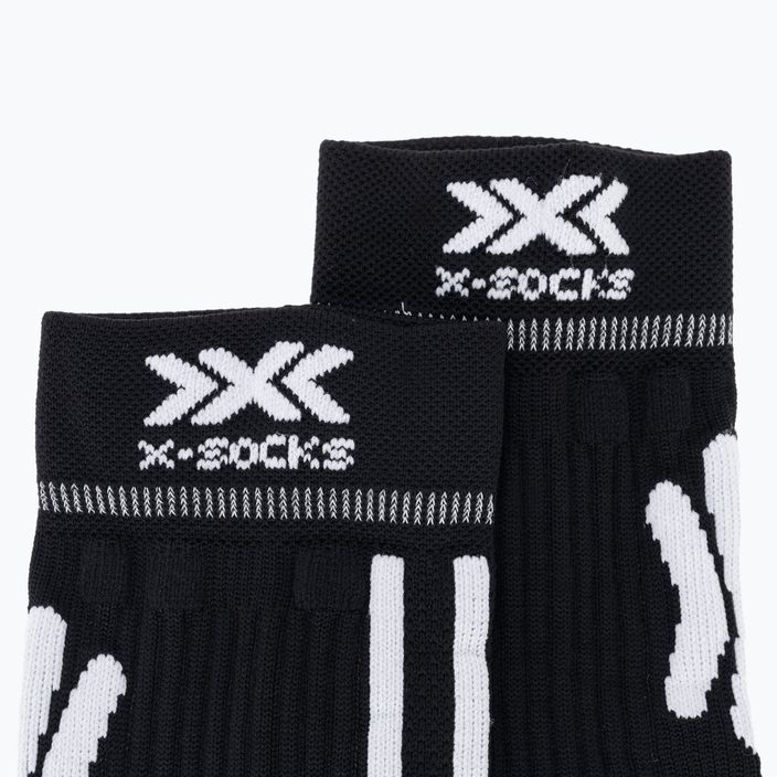 Чоловічі шкарпетки для бігу X-Socks Run Speed Two 4.0 опаловий чорний/арктичний білий 3