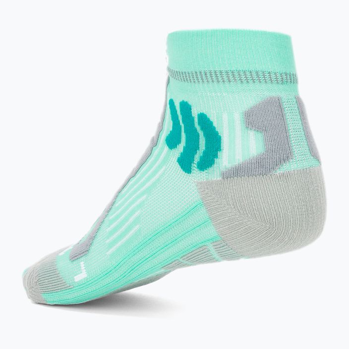 Жіночі шкарпетки для бігу X-Socks Trail Run Energy 4.0 Audrey green/pearl grey 2
