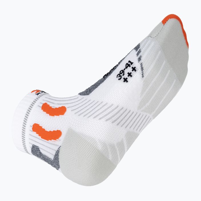 Чоловічі шкарпетки для бігу X-Socks Marathon Energy 4.0 арктичні білі/помаранчеві 6