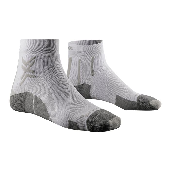 Чоловічі шкарпетки X-Socks Run Perform Ankle бігові шкарпетки арктичні білі/перламутрово-сірі 2
