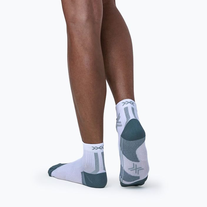 Жіночі шкарпетки X-Socks Run Discover Ankle бігові шкарпетки арктичні білі/перламутрово-сірі 4