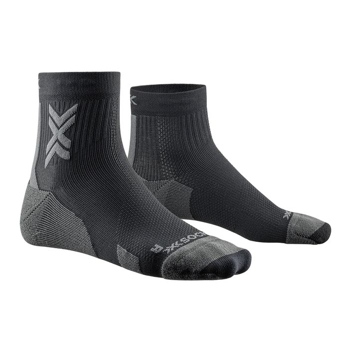 Чоловічі шкарпетки для бігу X-Socks Run Discover Ankle чорні/вугільні 2