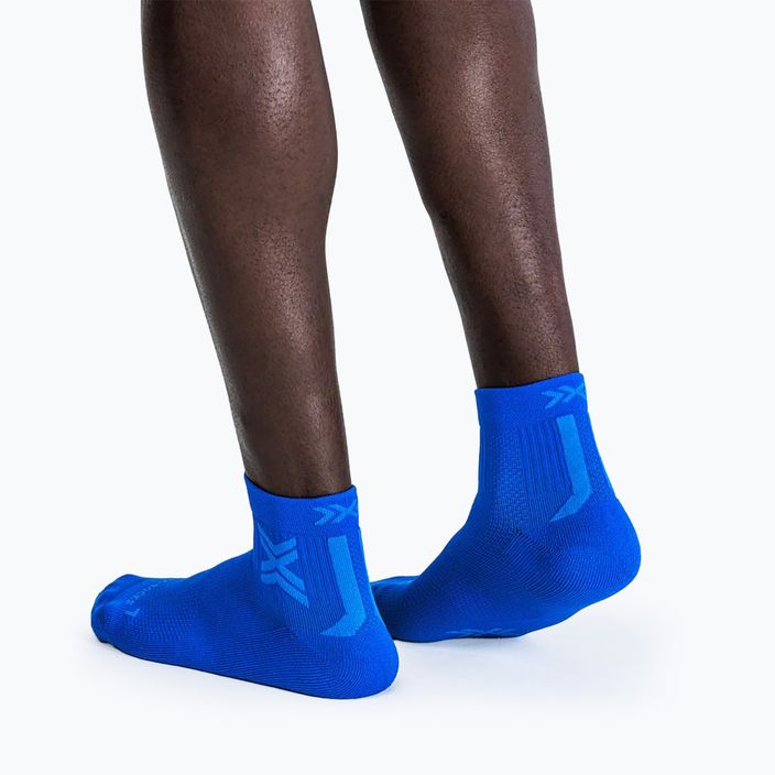 Чоловічі шкарпетки для бігу X-Socks Run Discover Ankle twyce сині/блакитні 3