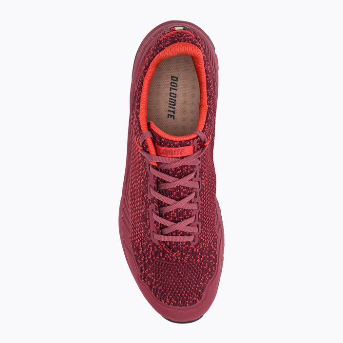 Взуття туристичне жіноче Dolomite Carezza burgundy red/red 6