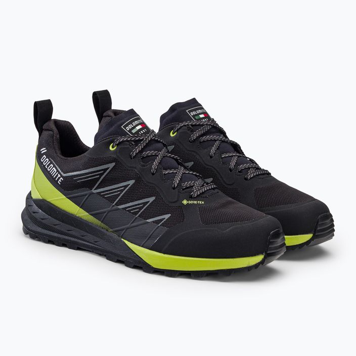 Взуття трекінгове чоловіче Dolomite Croda Nera Tech GTX black/lime green 4