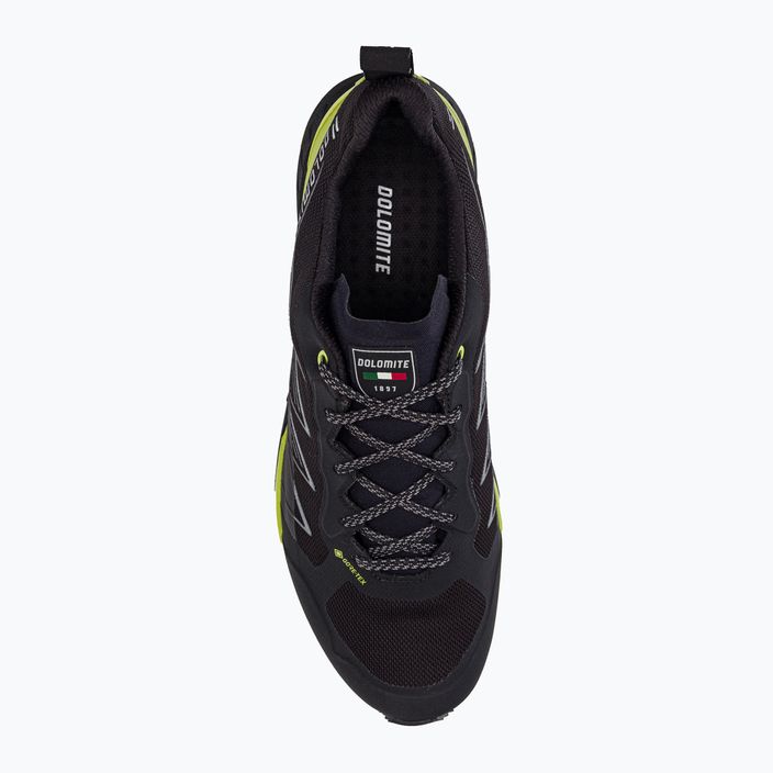 Взуття трекінгове чоловіче Dolomite Croda Nera Tech GTX black/lime green 6