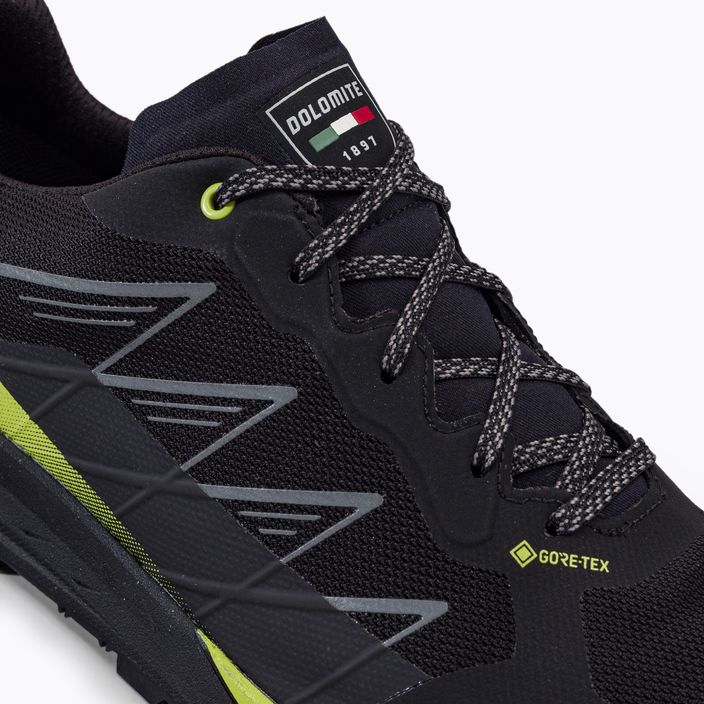 Взуття трекінгове чоловіче Dolomite Croda Nera Tech GTX black/lime green 10