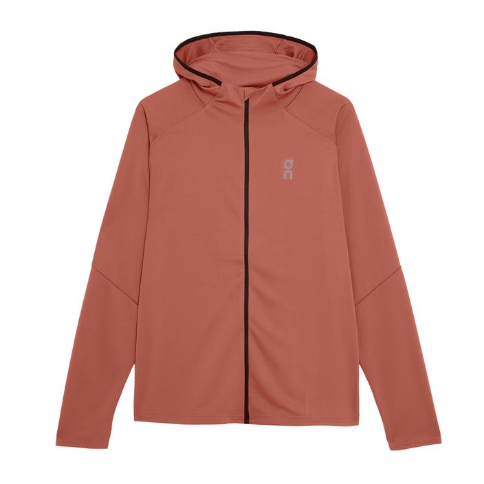 Кофта для бігу чоловіча On Running Climate Zip Hoodie auburn 2