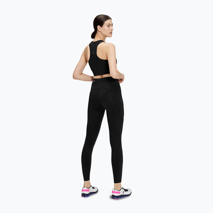 Легінси для бігу жіночі On Running Performance Tights black 3