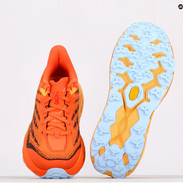 Кросівки для бігу чоловічі HOKA Speedgoat 5 помаранчеві 1123157-PBAY 10