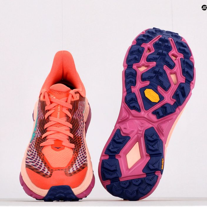 Кросівки для бігу жіночі HOKA Mafate Speed 4 помаранчеві 1131056-CPPF 15