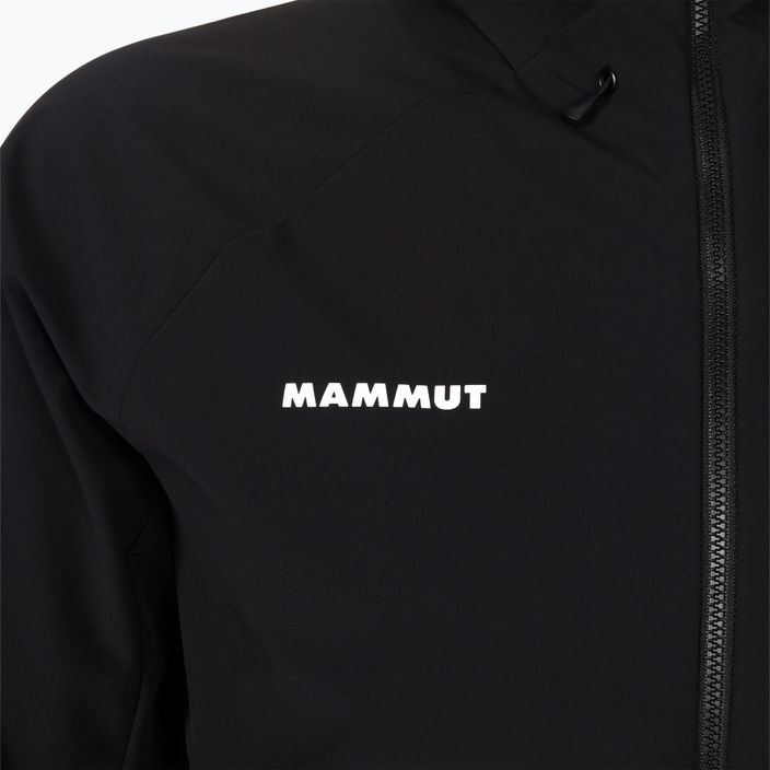 Куртка софтшел чоловіча Mammut Ultimate Comfort SO чорна 4