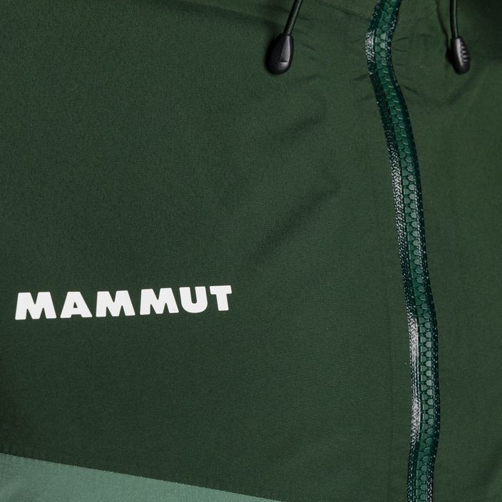 Куртка дощовик чоловіча Mammut Convey Tour HS Hooded зелена 3