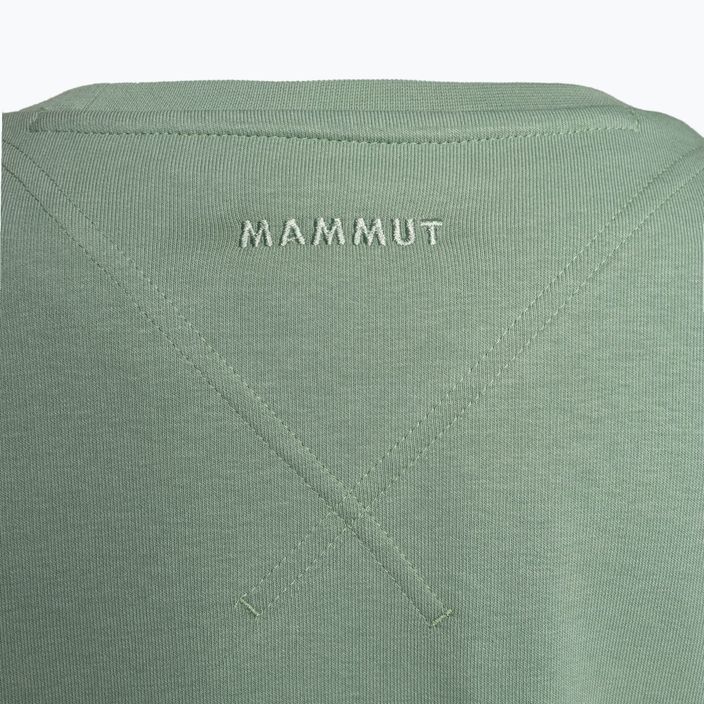 Кофта трекінгова жіноча Mammut Core ML Crew Neck Logo зелена 1014-04070-4100-114 7