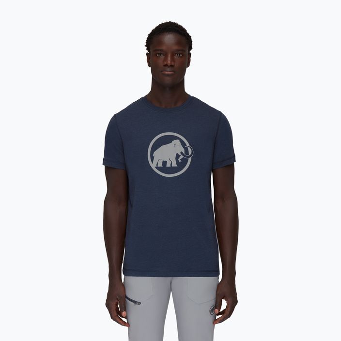 Футболка трекінгова чоловіча Mammut Core Reflective синя 1017-04051