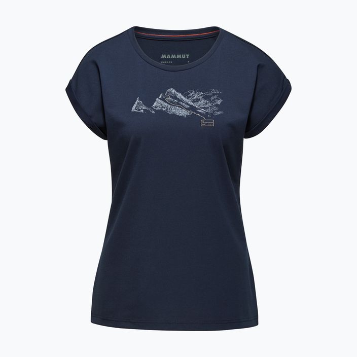 Жіноча трекінгова сорочка Mammut Mountain Finsteraarhorn морська 4