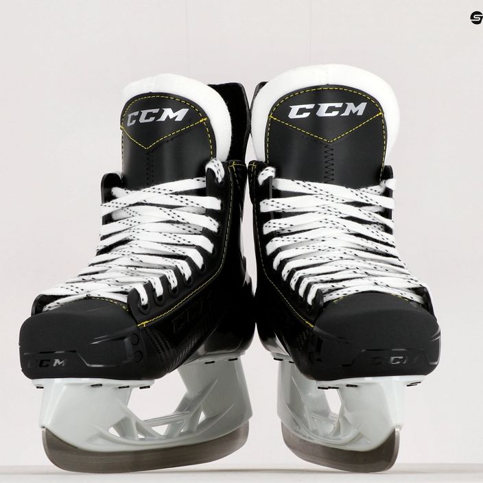 Ковзани хокейні дитячі CCM Super Tacks 9350 Junior чорні 9350JR 9