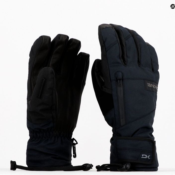 Рукавиці сноубордичні чоловічі Dakine Leather Titan Gore-Tex Short Glove black 12