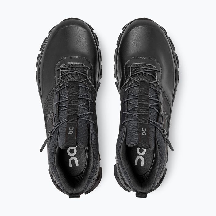 Кросівки для бігу чоловічі On Cloud Hi Waterproof чорні 2899674 12