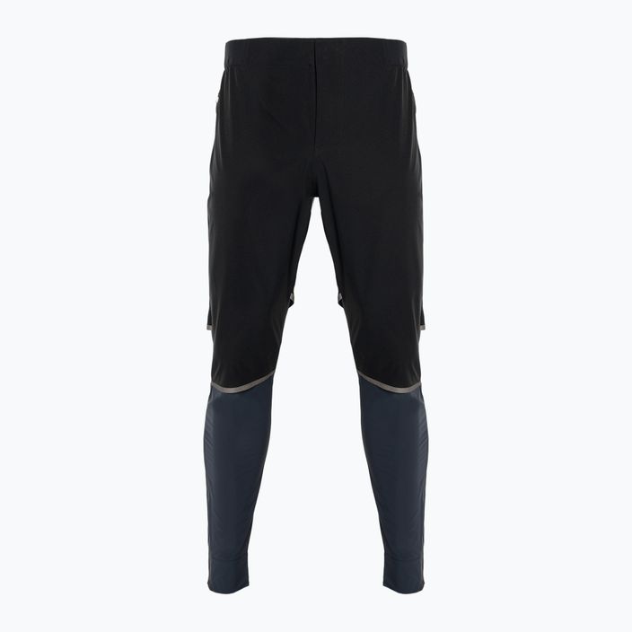 Чоловічі бігові водонепроникні штани чорні/сині