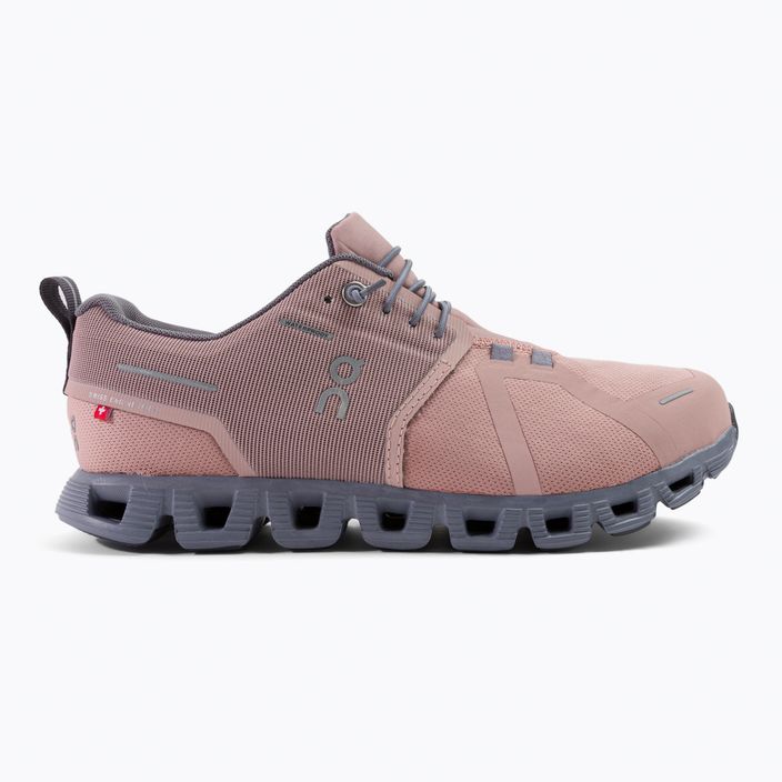 Кросівки для бігу жіночі On Cloud 5 Waterproof рожеві 5998527 2