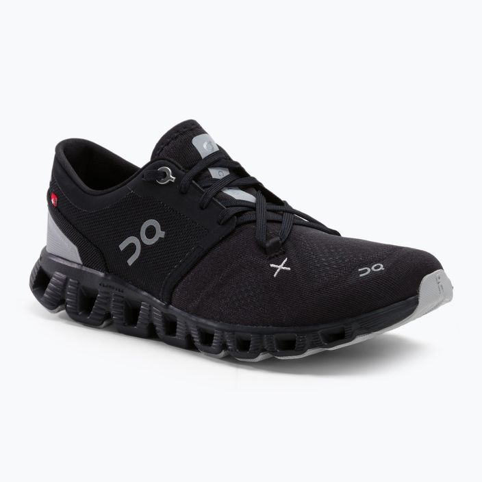 Кросівки для бігу жіночі On Cloud X 3 чорні 6098696