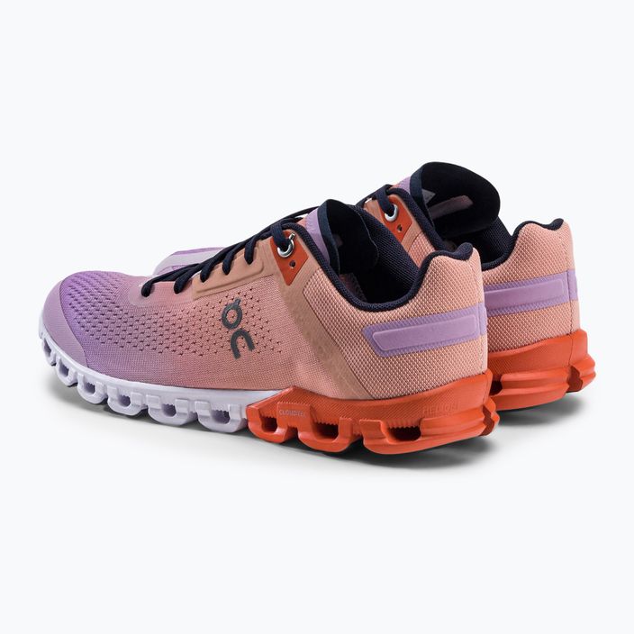 Кросівки для бігу жіночі On Cloudflow Rose/Fiji 3598686 3
