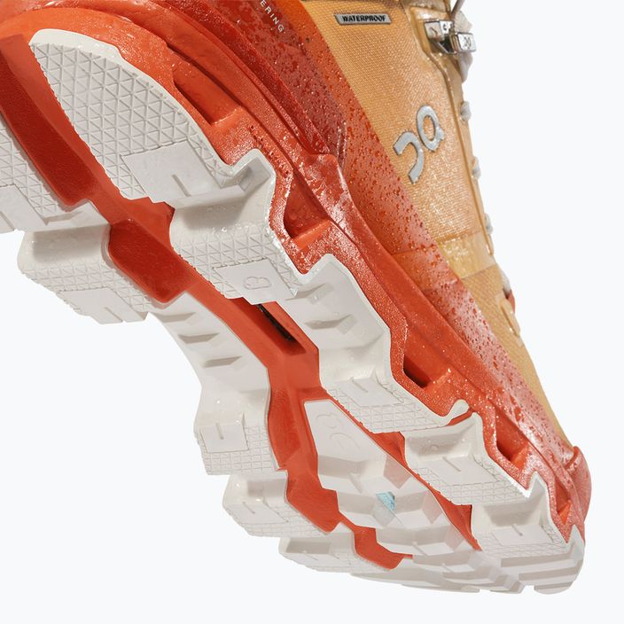 Трекінгові черевики жіночі On Running Cloudrock 2 Waterproof copper/flare 11