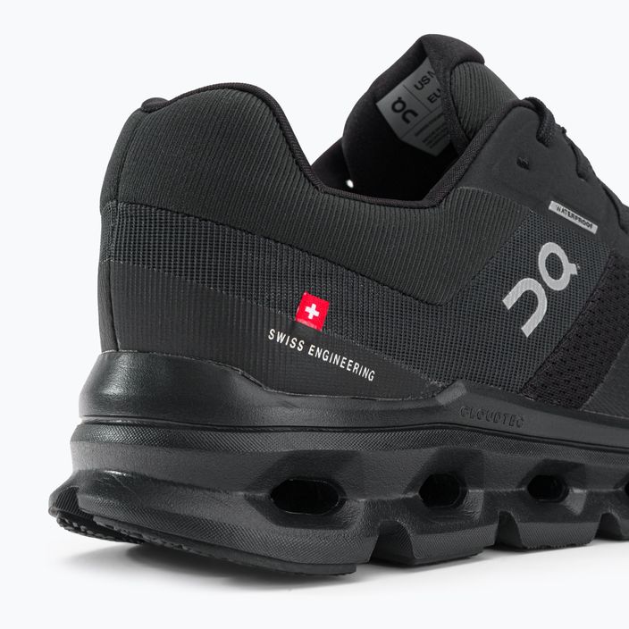 Кросівки для бігу чоловічі On Cloudrunner Waterproof чорні 5298639 9