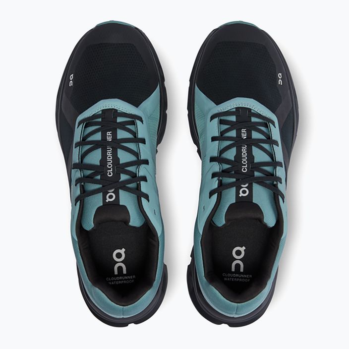 Кросівки для бігу чоловічі On Cloudrunner Waterproof чорні 5298638 15
