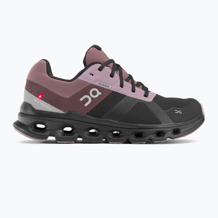 Кросівки для бігу жіночі On Cloudrunner Waterproof чорно-коричневі 5298636 4