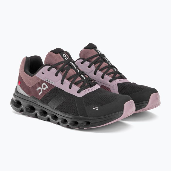 Кросівки для бігу жіночі On Cloudrunner Waterproof чорно-коричневі 5298636 6
