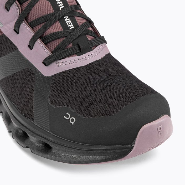 Кросівки для бігу жіночі On Cloudrunner Waterproof чорно-коричневі 5298636 9