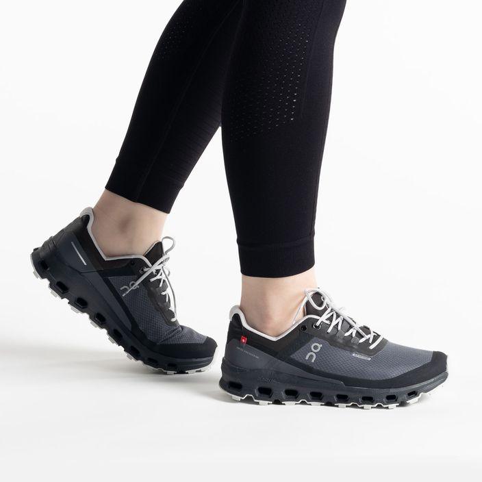 Кросівки для бігу жіночі On Cloudvista Waterproof чорні 7498595 2