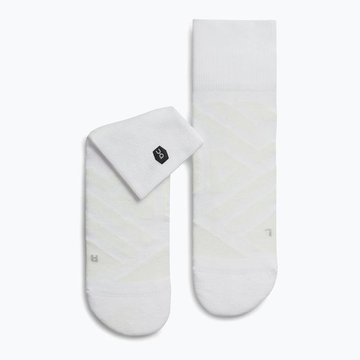 Шкарпетки для бігу чоловічі On Running Performance Mid white/ivory
