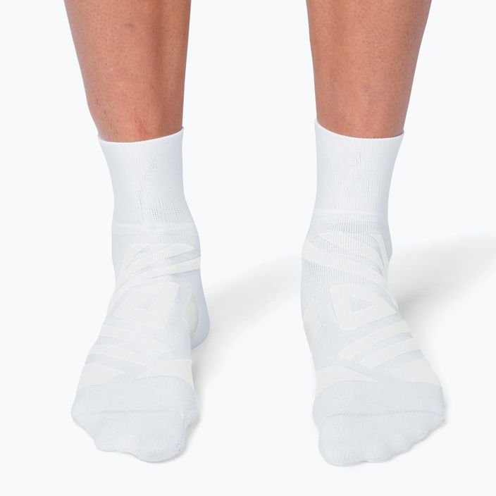 Шкарпетки для бігу чоловічі On Running Performance Mid white/ivory 2
