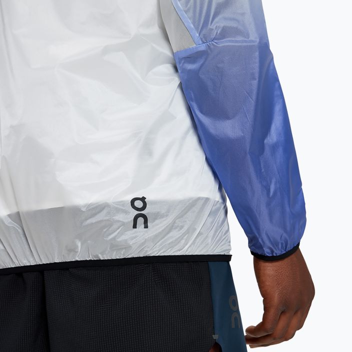 Чоловіча бігова куртка On Running Zero безбарвний білий / кобальт 8