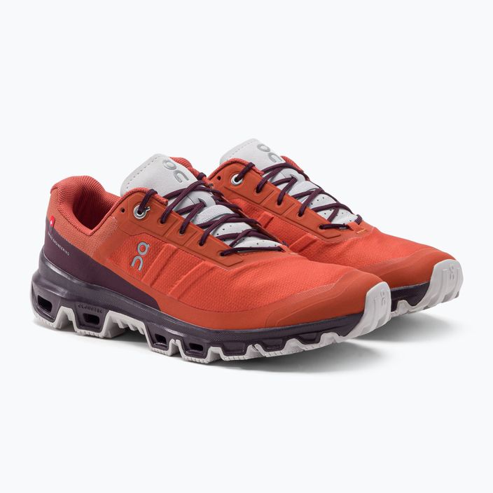Кросівки для бігу чоловічі On Cloudventure flare/mulberry 5